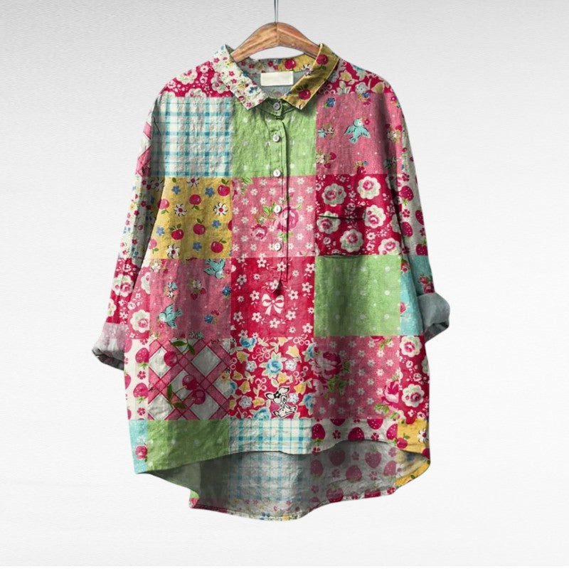Leticia | Blusa Vintage Elegante