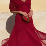 Louise | Vestido Maxi de Fiesta Elegante con Escote en V