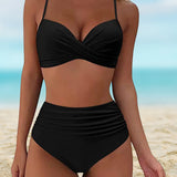 Luminosa | Bikini elegante de cintura alta