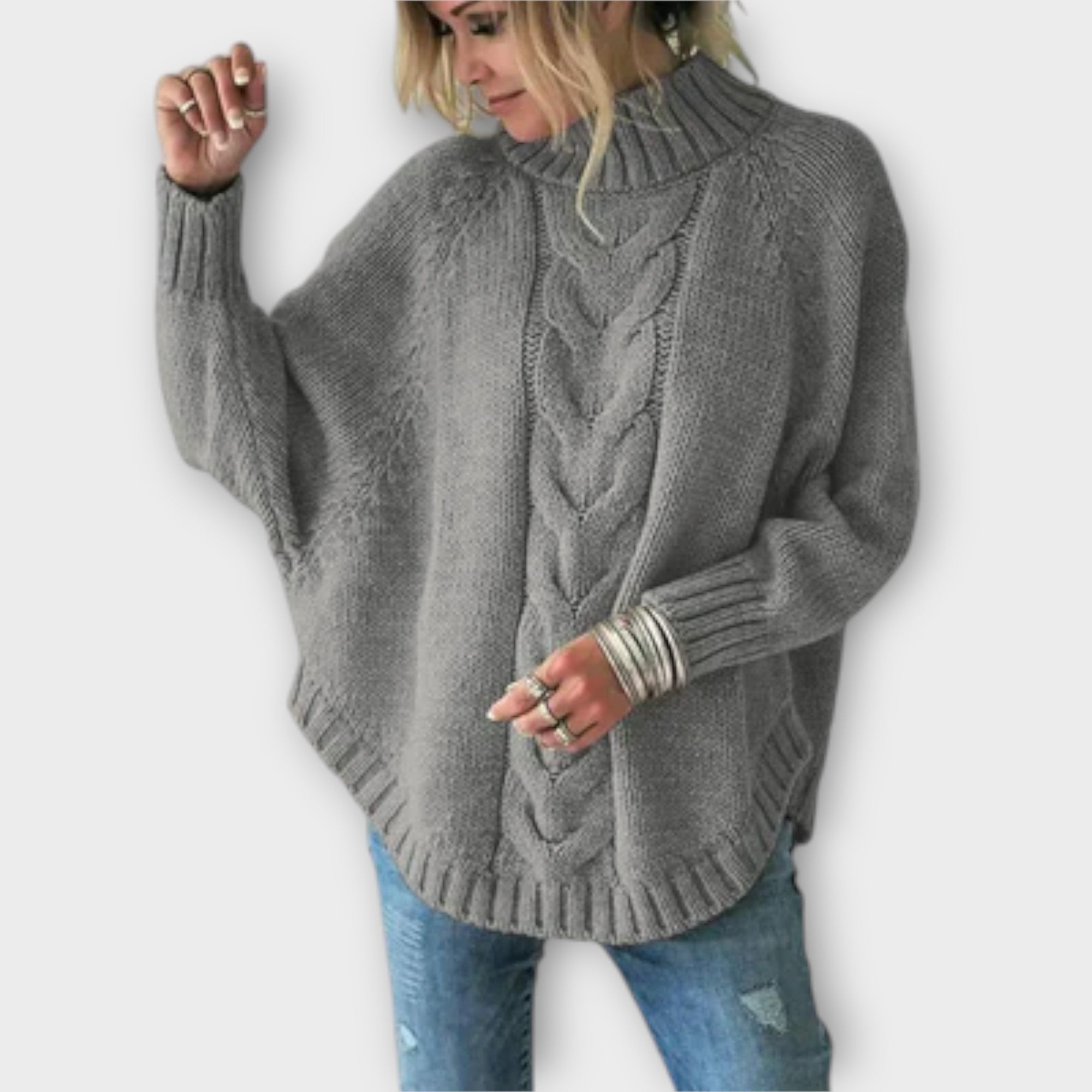 Elysian - Suéter de punto con diseño de trenza
