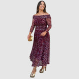 Dana | Vestido elegante con hombros descubiertos