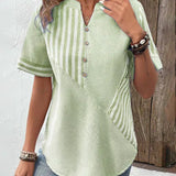 Monroe | Blusa de Rayas Suaves