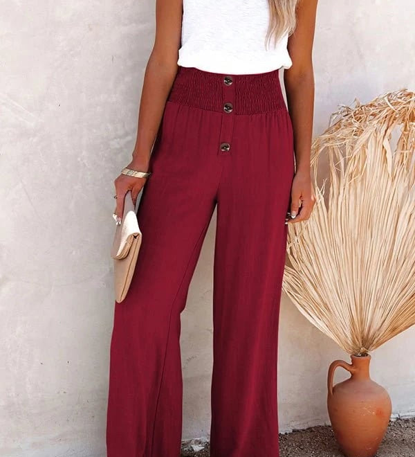 Christiane | Pantalón de Cintura Alta Relajado