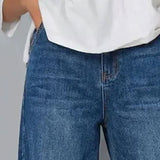 Aurea | Jeans Cortos de Pierna Ancha Casual