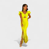 Bryann | Vestido de flamenco neón