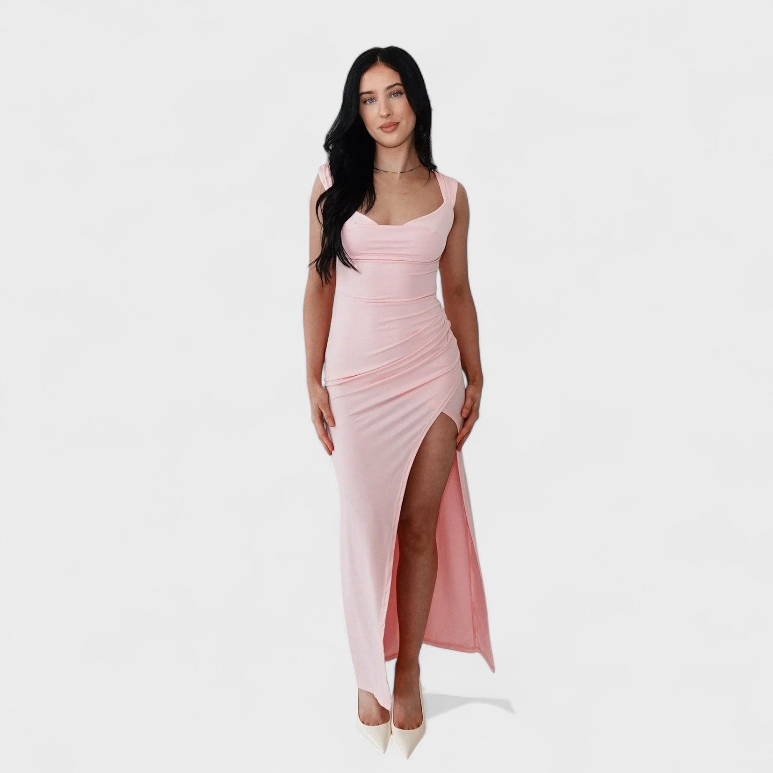 Sarella | Vestido largo con espalda abierta y lazo