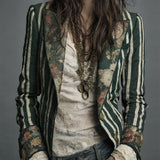 Felicitas | Blazer a Rayas Bohemio
