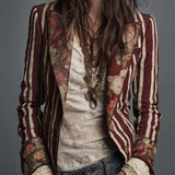 Felicitas | Blazer a Rayas Bohemio