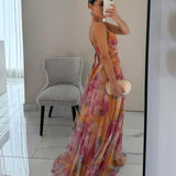 Asenath | ™ Encantador vestido largo con estampado floral