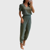Concepción | Conjunto de Blusa y Pantalones Elegante