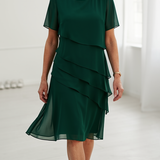 Deirdre | Vestido elegante y fluido con volantes