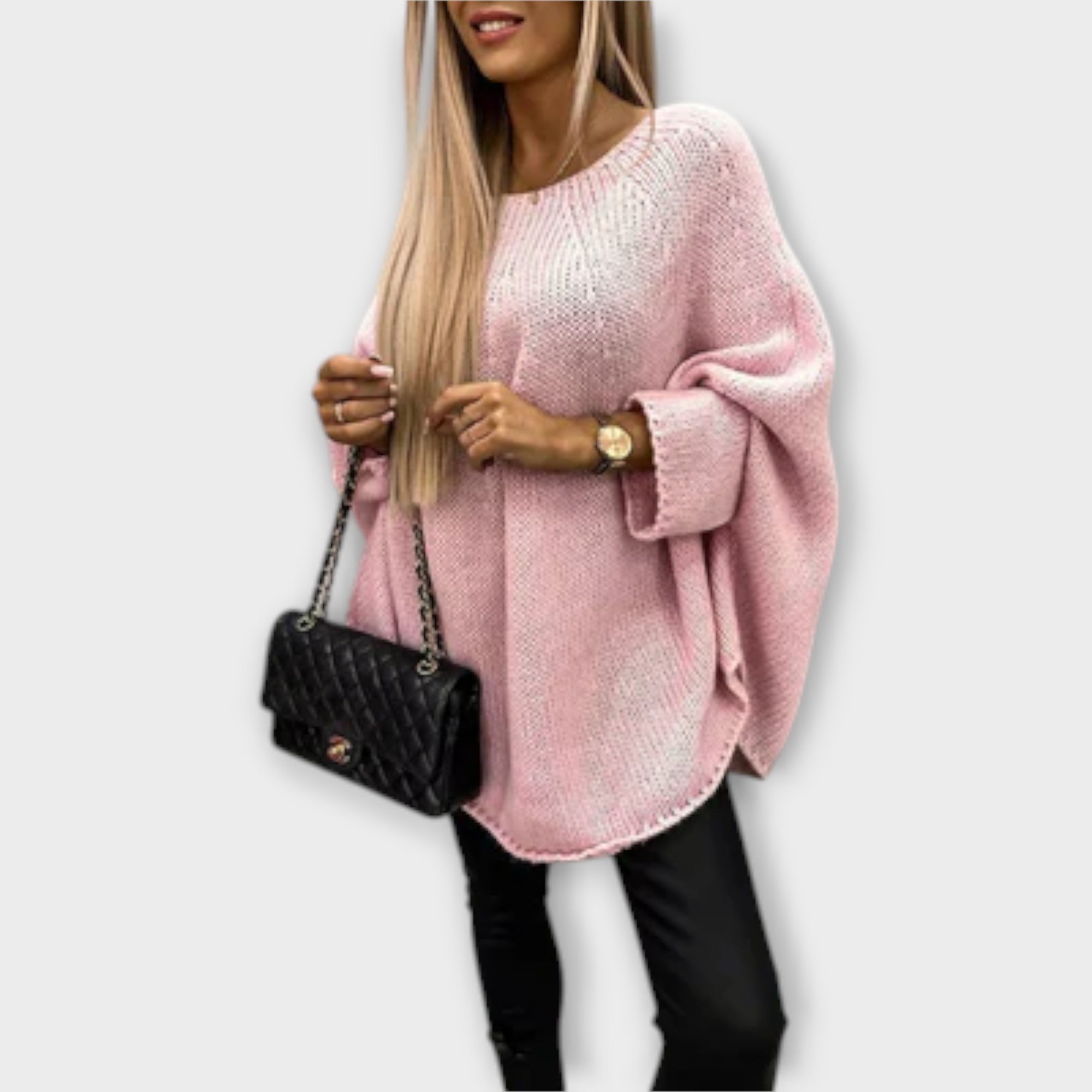 Izabel | Suéter elegante para mujer con cuello redondo