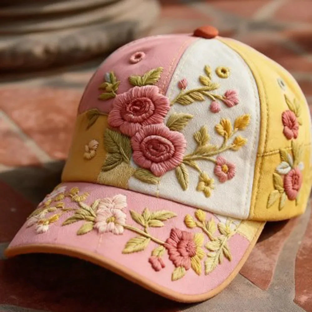 Avena | Gorra Bordada Floral