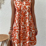 Sofía | Vestido de Verano con Estampado Floral en Línea-A