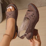 Cómodas sandalias ortopédicas para mujeres estilo boho
