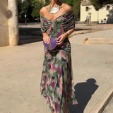 Rebeca | Vestido Maxi de Fiesta Elegante con Escote en V