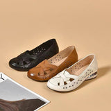 Avisa | Zapatos de cuero deslizables con cortes
