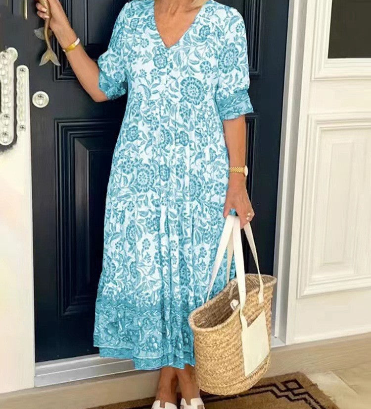 Sandra | Vestido fluido ligero con efecto favorecedor