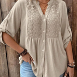 Asteria | Blusa con escote en V y botones