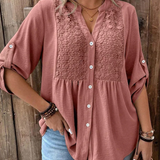 Asteria | Blusa con escote en V y botones