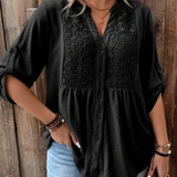 Asteria | Blusa con escote en V y botones