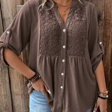 Asteria | Blusa con escote en V y botones