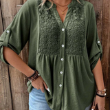 Asteria | Blusa con escote en V y botones