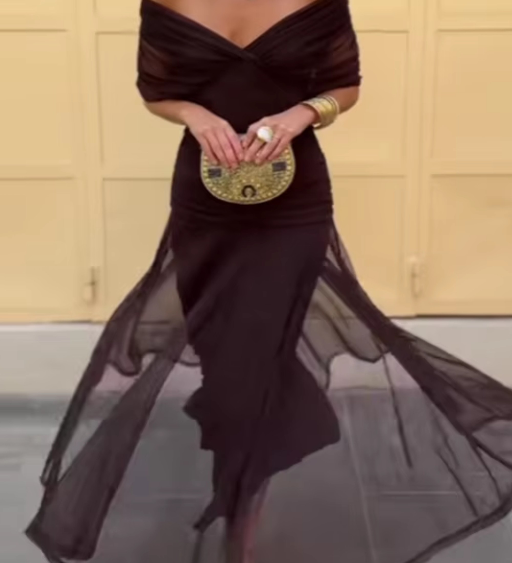 Louise | Vestido Maxi de Fiesta Elegante con Escote en V