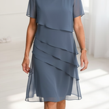 Deirdre | Vestido elegante y fluido con volantes