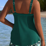 Glenda | Tankini a rayas con bragas de playa de dos piezas