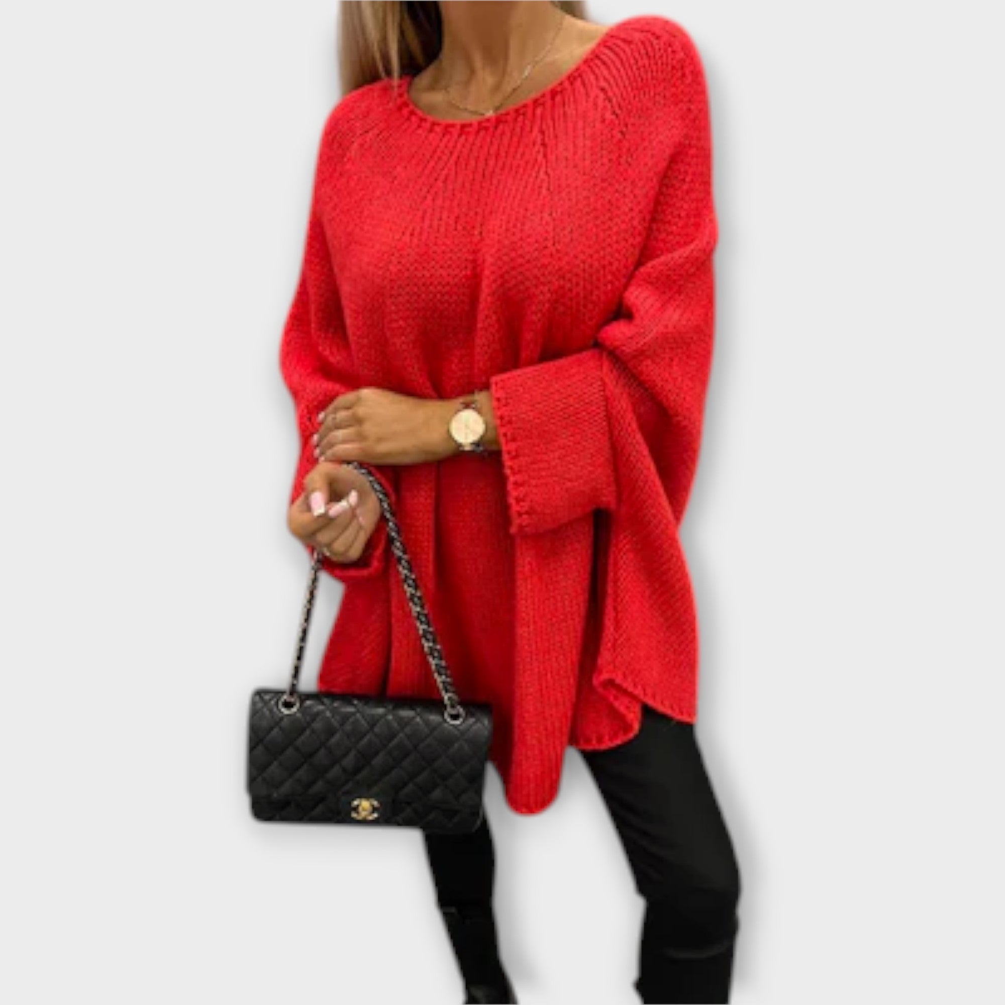Izabel | Suéter elegante para mujer con cuello redondo