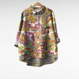 Austina | Blusa Vintage Elegante