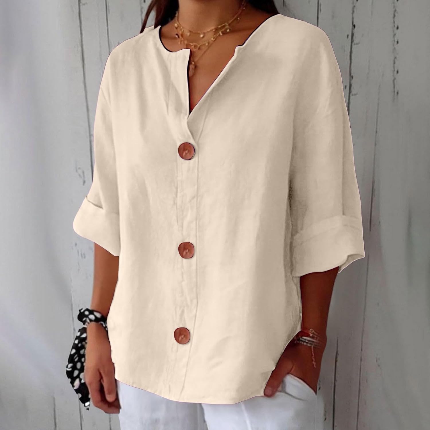Maeve | Camisa de Cuello en V
