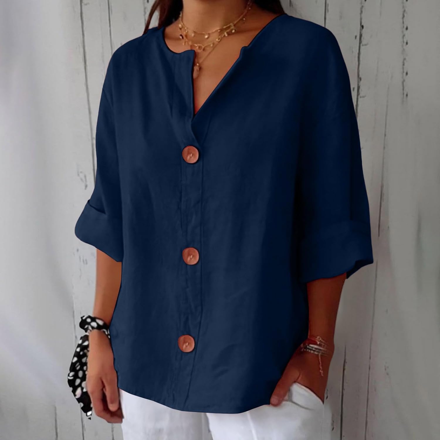 Maeve | Camisa de Cuello en V