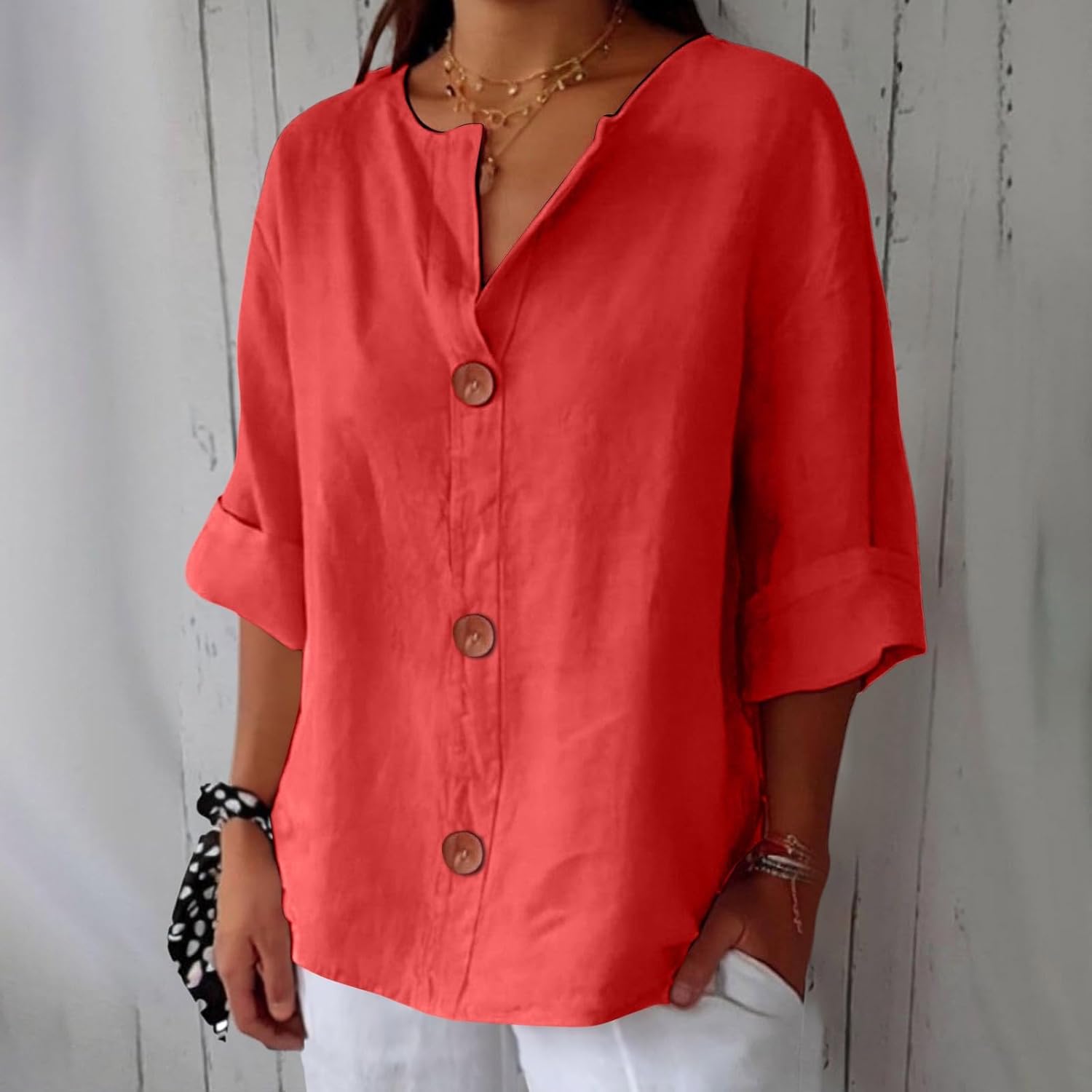Maeve | Camisa de Cuello en V