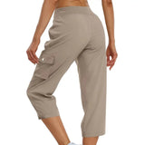 Emilce | Pantalón Capri de Cintura Alta Cómodo con Bolsillos Prácticos
