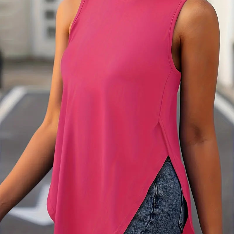 Sophia | Top Casual Sin Mangas Ajuste Relajado