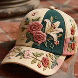 Avena | Gorra Bordada Floral