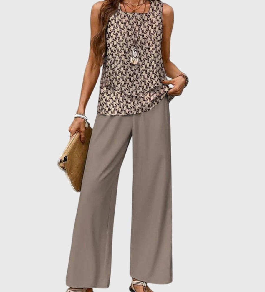 Gladis | Elegante Conjunto de Verano de 2 Piezas