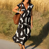 Magda | Vestido fluido con escote en V