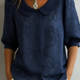 Elisenda | Blusa ligera floral elegancia natural