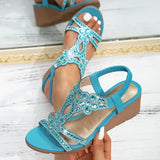 Sandalias ortopédicas elegantes con cuña para mujeres