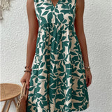 Sofía | Vestido de Verano con Estampado Floral en Línea-A