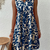 Sofía | Vestido de Verano con Estampado Floral en Línea-A