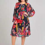 Estrela | Vestido floral elegante