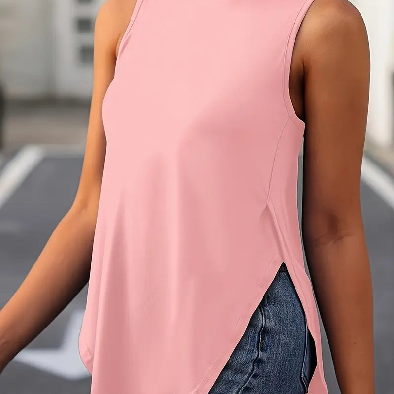 Sophia | Top Casual Sin Mangas Ajuste Relajado