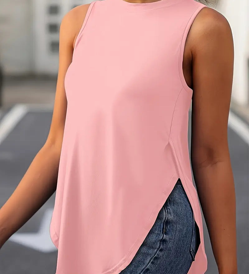 Sophia | Top Casual Sin Mangas Ajuste Relajado