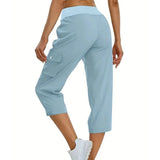 Emilce | Pantalón Capri de Cintura Alta Cómodo con Bolsillos Prácticos