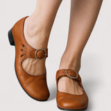 Carmela | Zapato de tacón elegante de cuero sintético