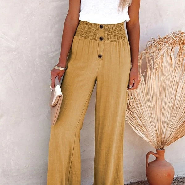 Christiane | Pantalón de Cintura Alta Relajado